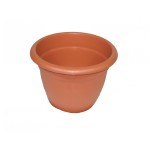 Flowerpot, model no. 4, brown color